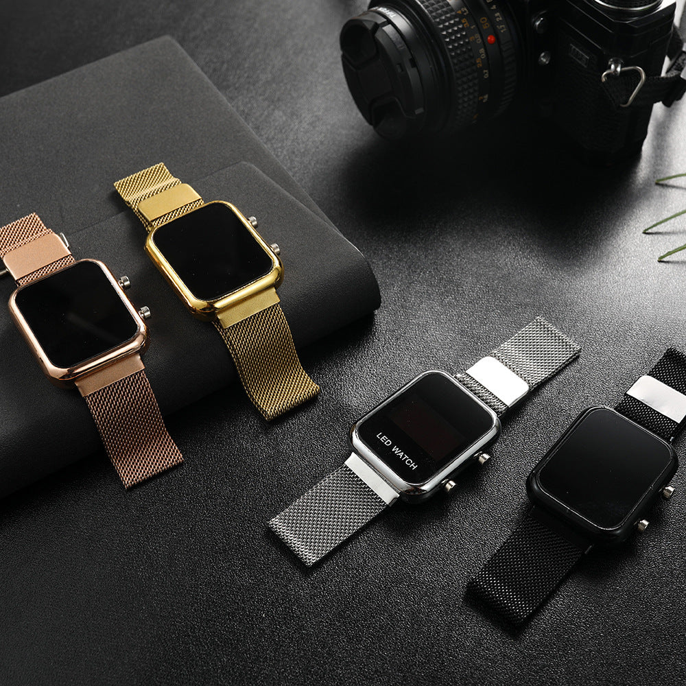 Luminous Led Student Digital Magnet Buckle Men&